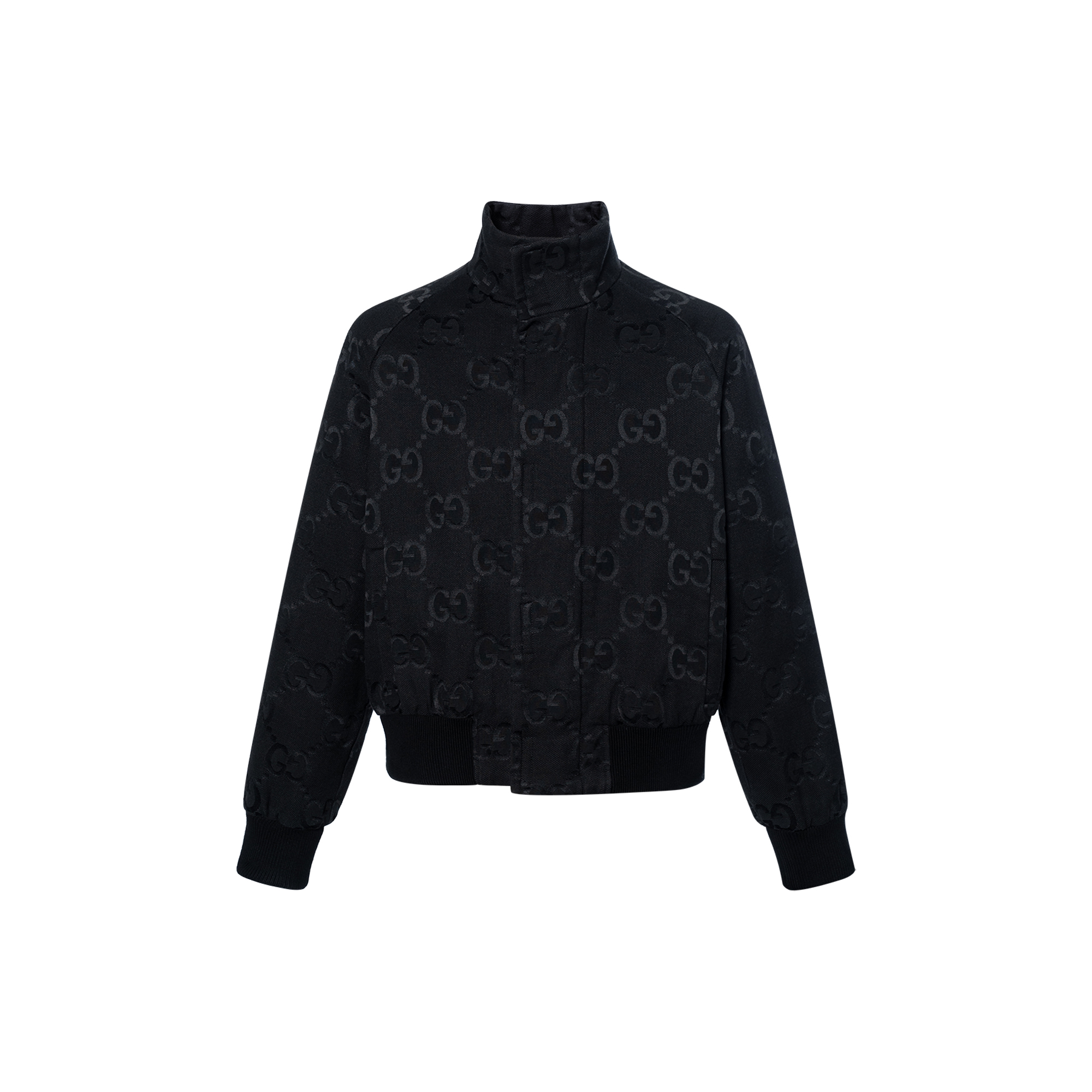 Мужская куртка Gucci GG Logo Canvas (черная)