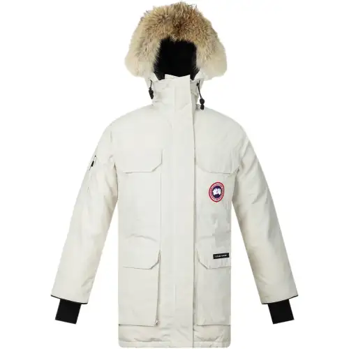 Canada Goose Women's Expedition Heritage Parka Jacket Classic Fit Early Light