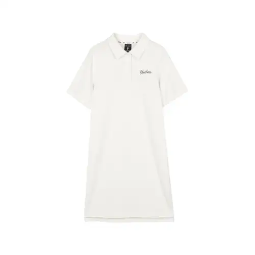 Skechers SS24 Short Sleeved Dress Women's Marshmallow White