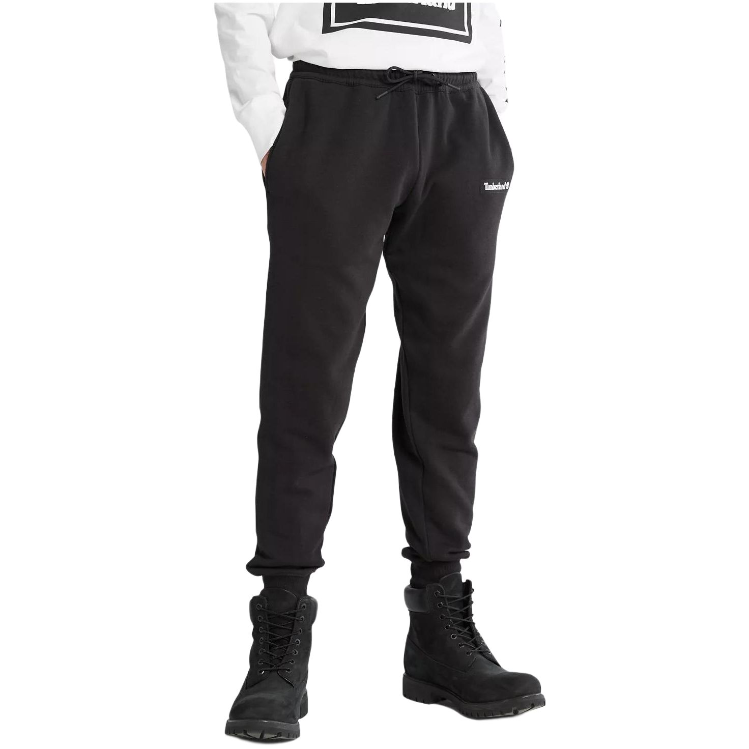 Timberland Knitted Sweatpants Unisex Black Moderate Sweatpants
