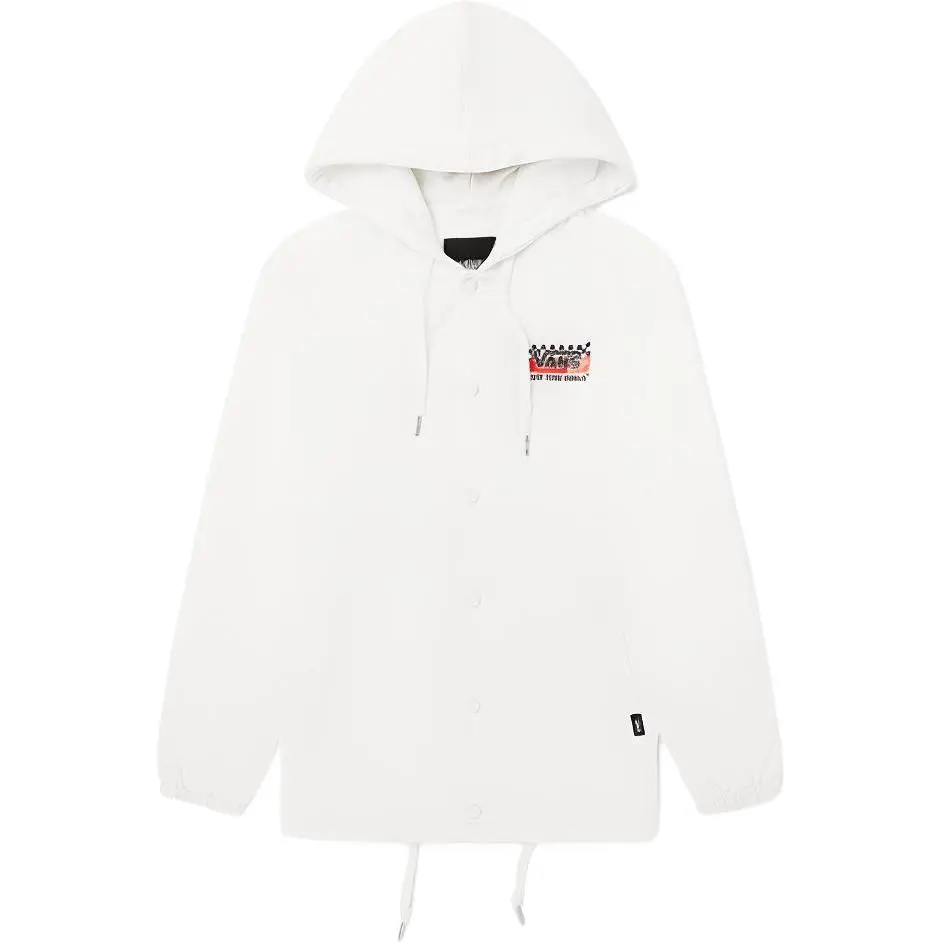 Vans Jackets Unisex White Hooded (Non-detachable) Moderate
