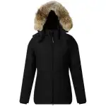 Canada Goose Chelsea Down Jacket Parka Coat, Winter Women's Black