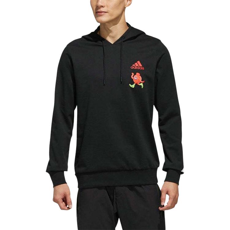 Мужское худи adidas Isc Gfx Swt I (черный) — фото 4
