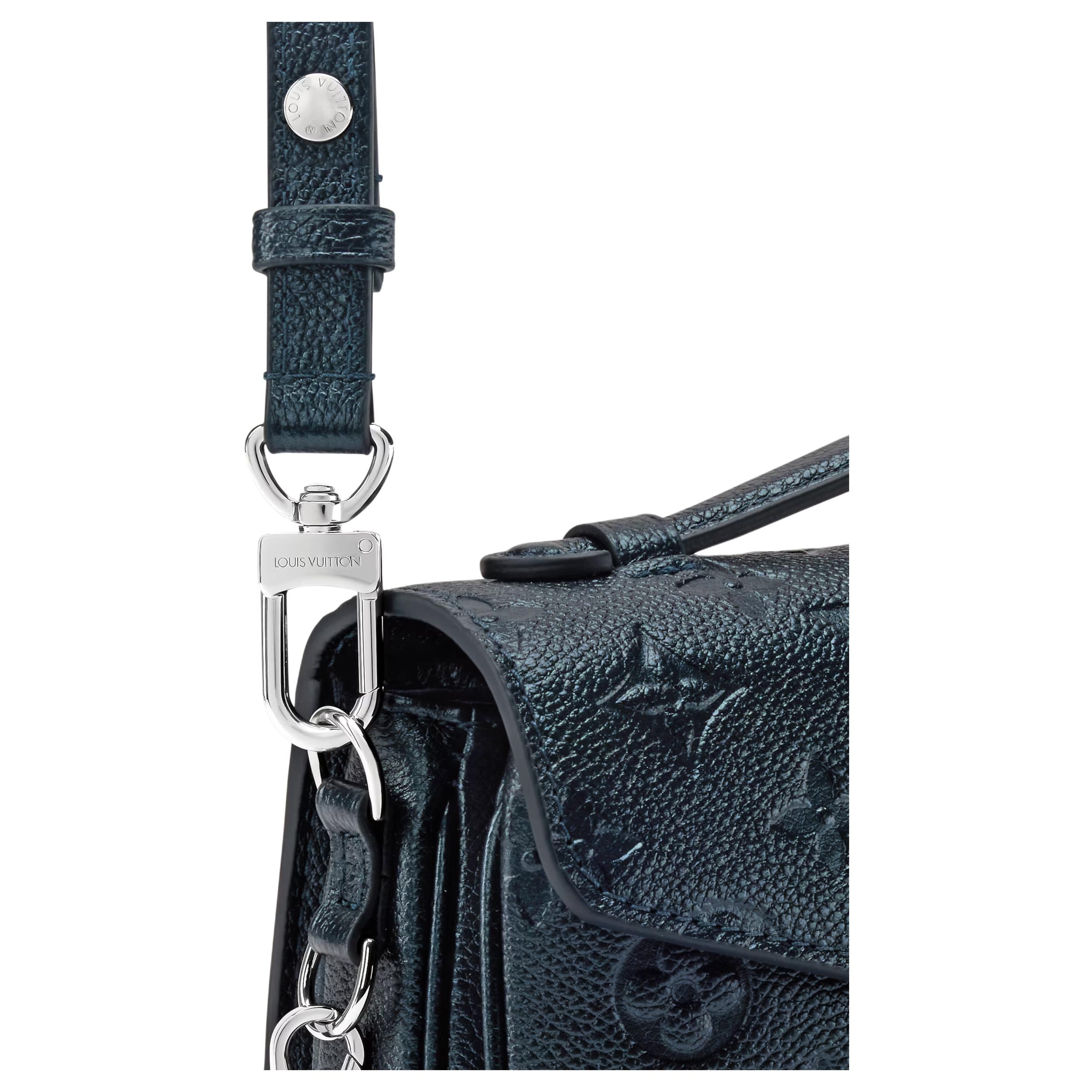 Сумка Louis Vuitton POCHETTE MÉTIS EAST WEST 25SKI (чернильно-синяя) — фото 5