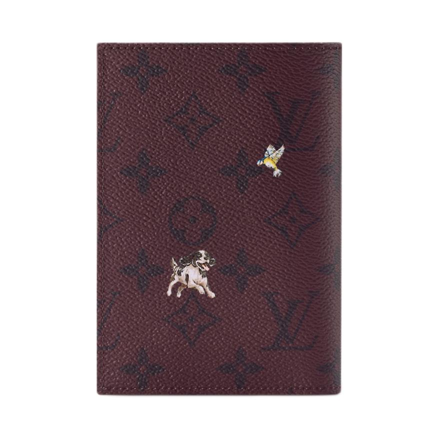 Мужской рюкзак Louis Vuitton Monogram Forest (бордовый) — фото 3