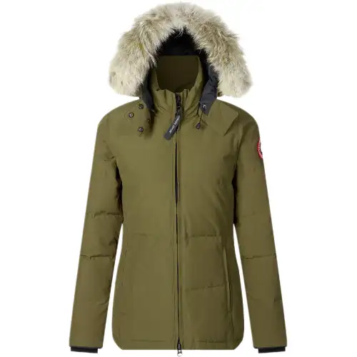 Canada Goose Chelsea Down Jacket Parka Coat, Winter Women's Army Green