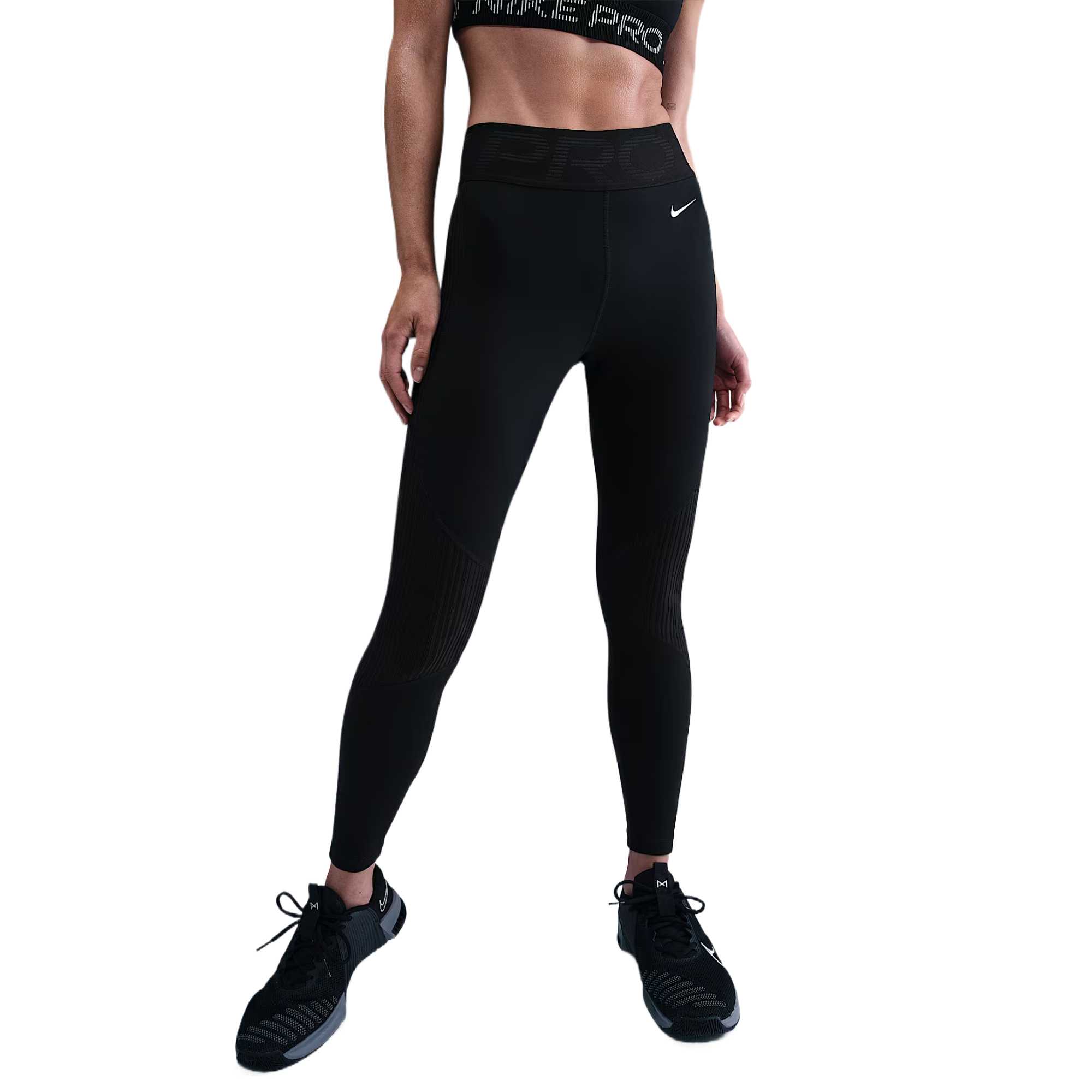 Женские штаны Nike Nike Pro Dri-FIT (темно-серые)