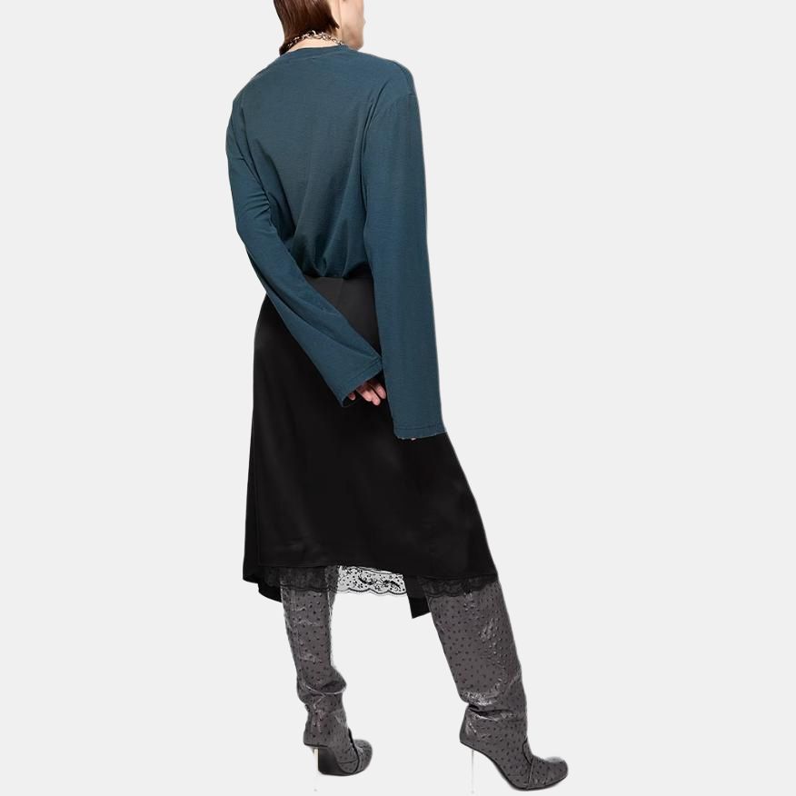Женская юбка Acne Studios FW25 (черный) — фото 2