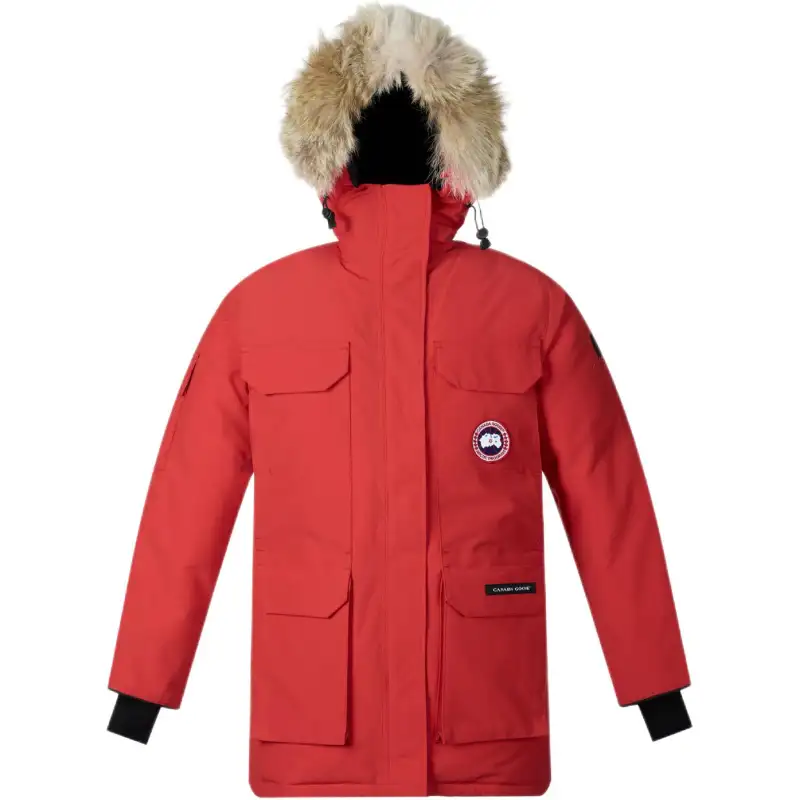 Canada Goose Women's Expedition Heritage Parka Jacket Classic Fit Red
