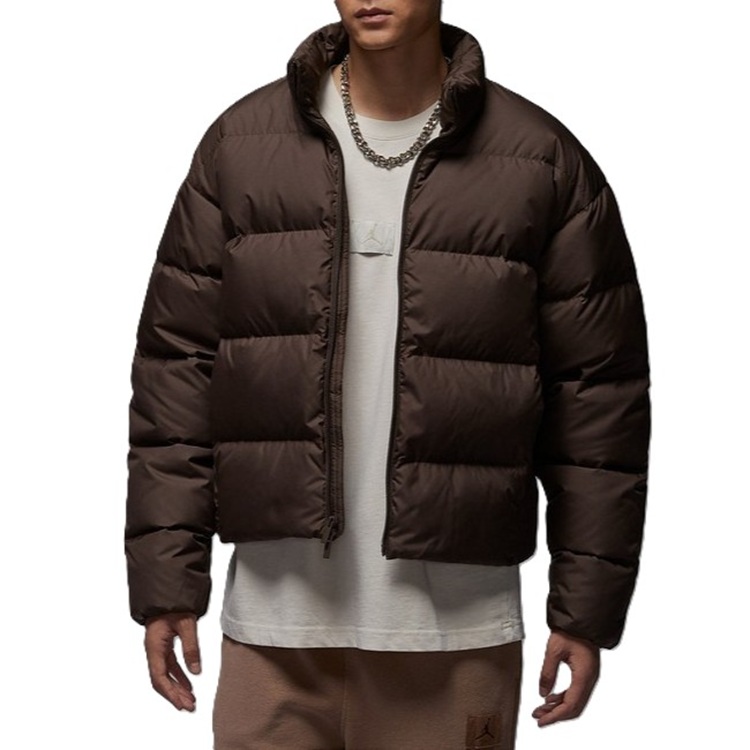 Jordan Keep warm sports down jacket for leisure with zipper, loose fit