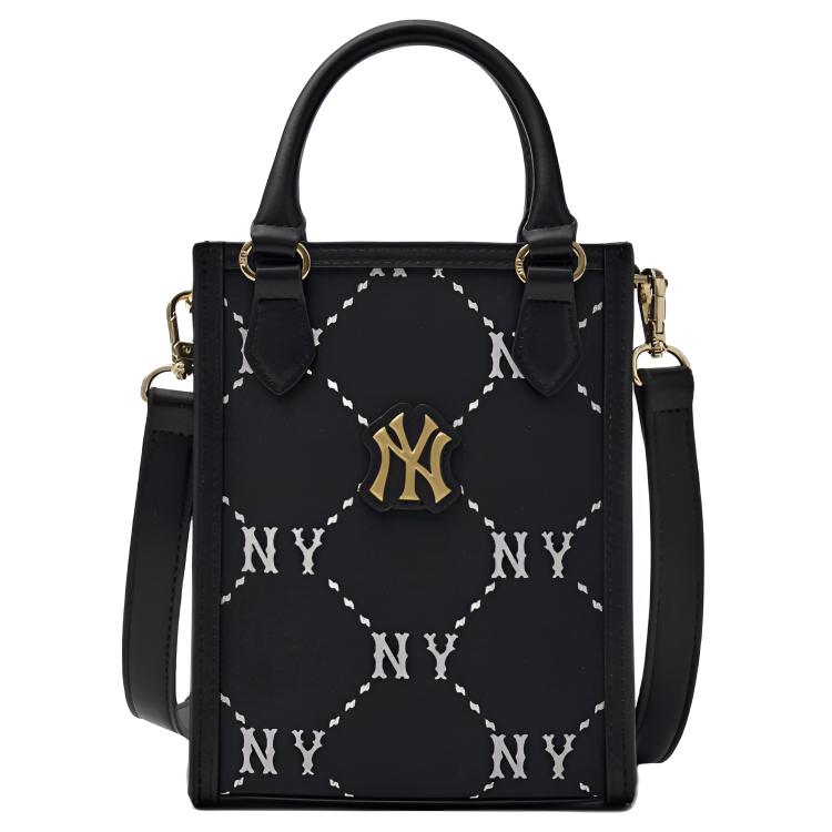 Женская сумка MLB Diamond Monogram (черная)