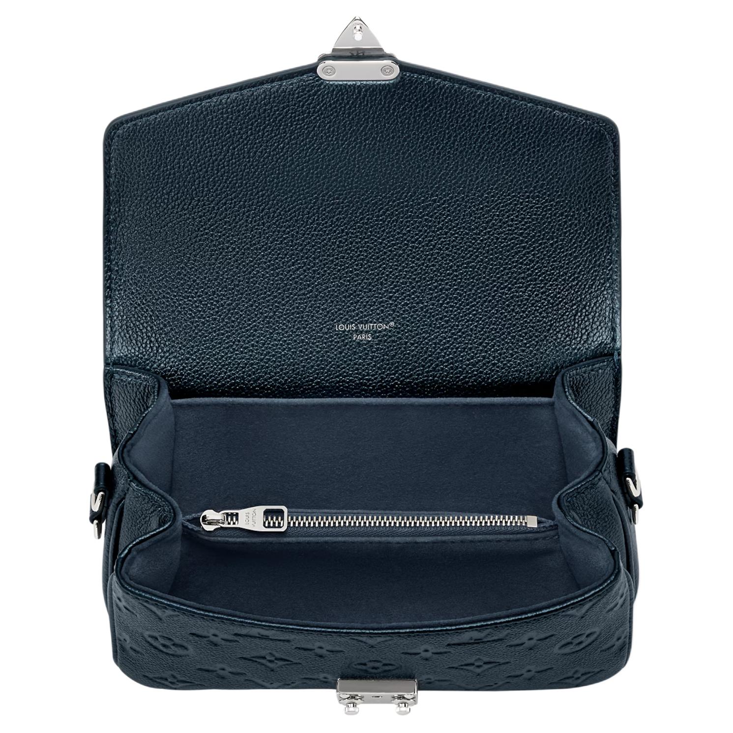 Сумка Louis Vuitton POCHETTE MÉTIS EAST WEST 25SKI (чернильно-синяя) — фото 4