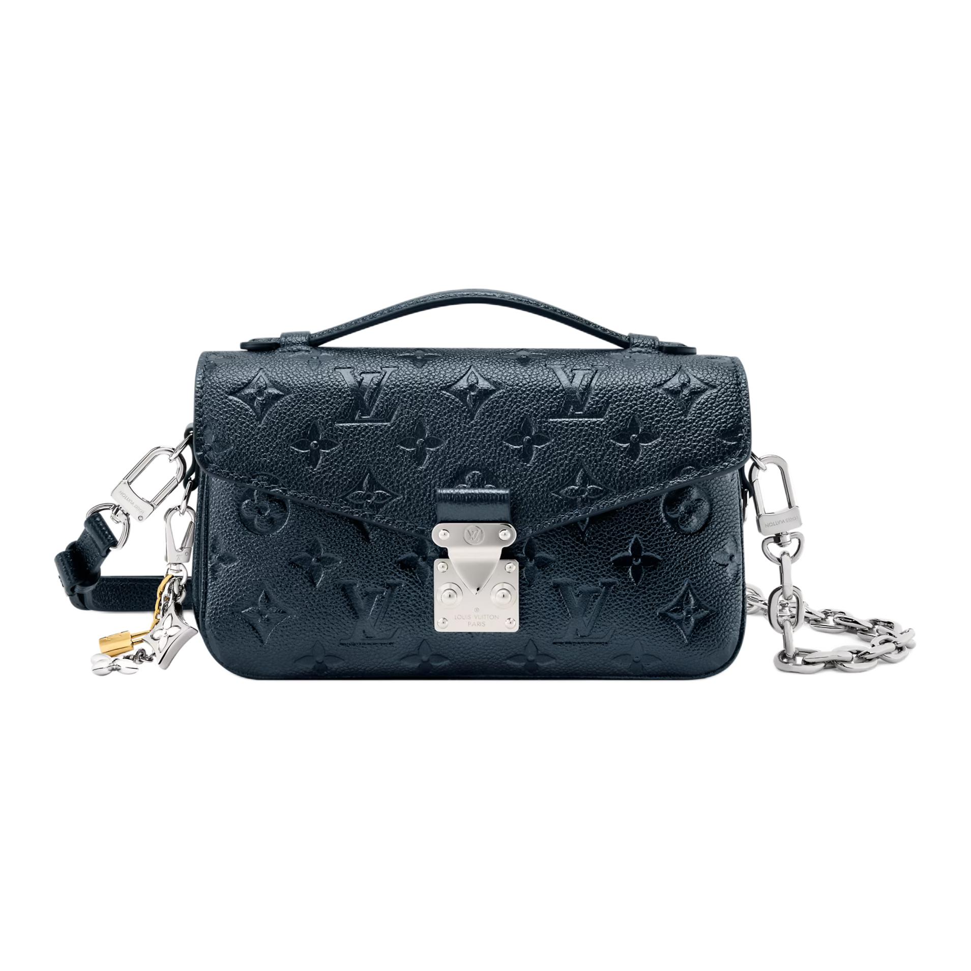 Сумка Louis Vuitton POCHETTE MÉTIS EAST WEST 25SKI (чернильно-синяя)