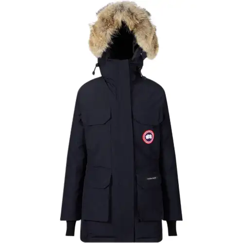 Canada Goose Expedition Collection Down Jacket Parka Coat, Europe Version, Winter Women's Dark Blue
