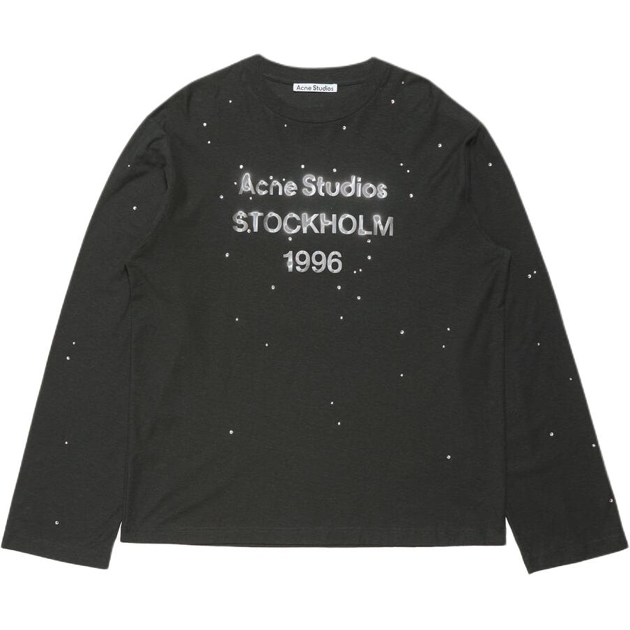 Футболка Acne Acne Studios FW25 1996 T (черный)