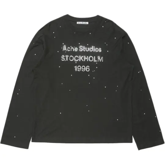 Acne Studios logo long-sleeve T-shirt