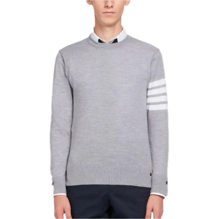 THOM BROWNE 4 Bar Striped Sweater