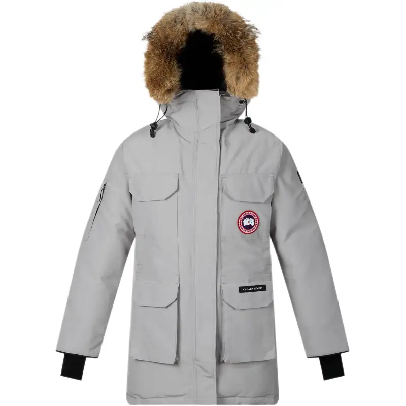 Canada Goose Expedition Collection Down Jacket Parka Coat, Europe Version, Winter Women's Moonlight Lime
