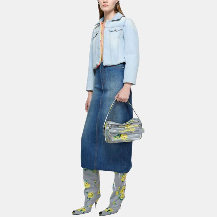 Женская куртка Acne Studios (голубая) — фото 2