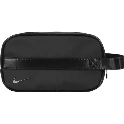 Nike Synthetic Leather Travel Storage Bag Unisex Black