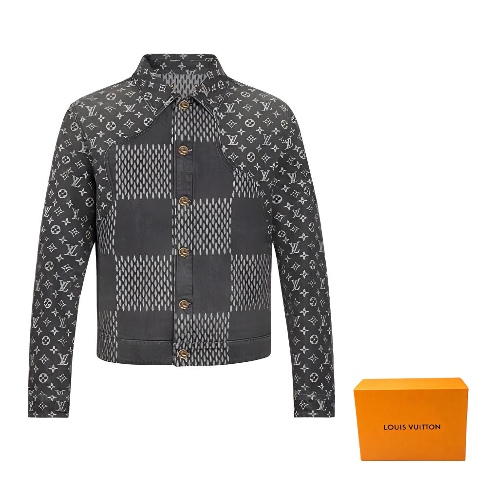 Мужская куртка Louis Vuitton LOUIS VUITTON × nigo LV2 (черный) — фото 8