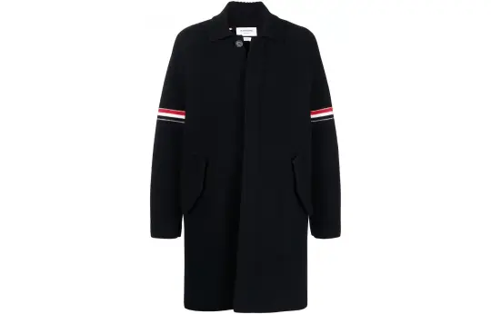 THOM BROWNE Milano Rwb Striped Car Coat