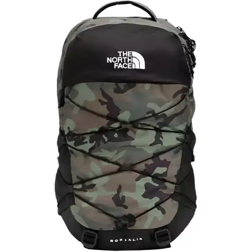 THE NORTH FACE Borealis 28L Backpack Outdoor Bag Polyester Thyme Shrub Camouflage Print Unisex