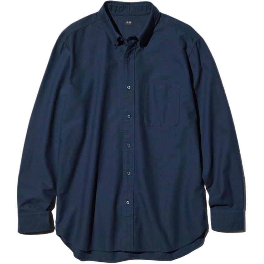 Рубашка UNIQLO (синяя)