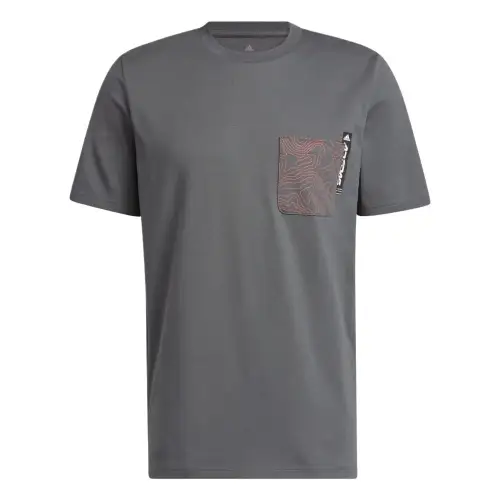 Adidas CITY ESCAPE T Shirt Men's Dark Gray