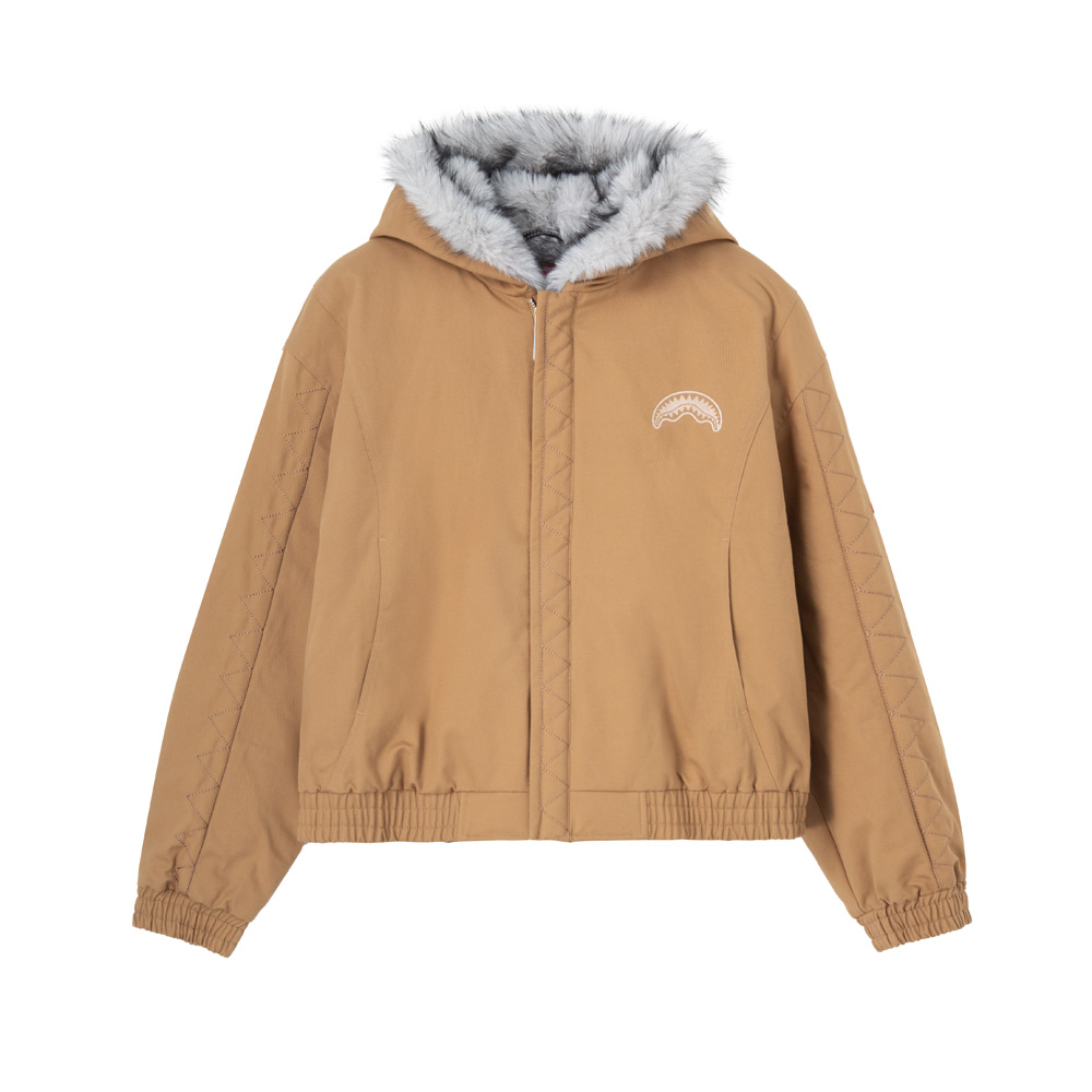 Куртка SPRAYGROUND Shark Puffer Jacket (черная)