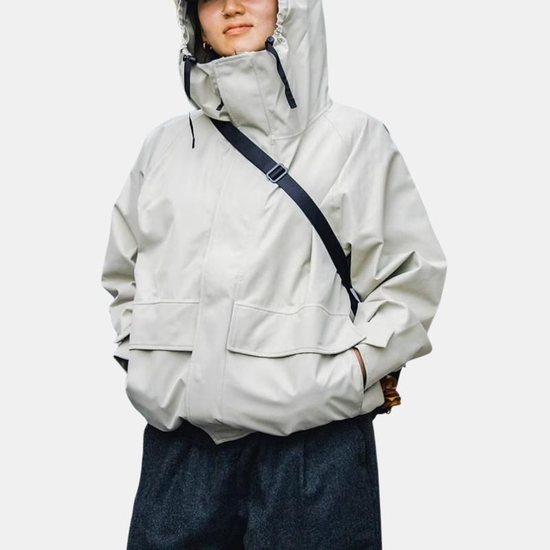 Куртка nanamica FW24 2L Gore-Tex Cruiser Jacket (черная) — Армейский зеленый — фото 2