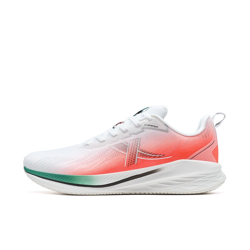 XTEP 5.0LITE Slip Resistant Abrasion Resistant Low top Running Shoes Men’s White Pink