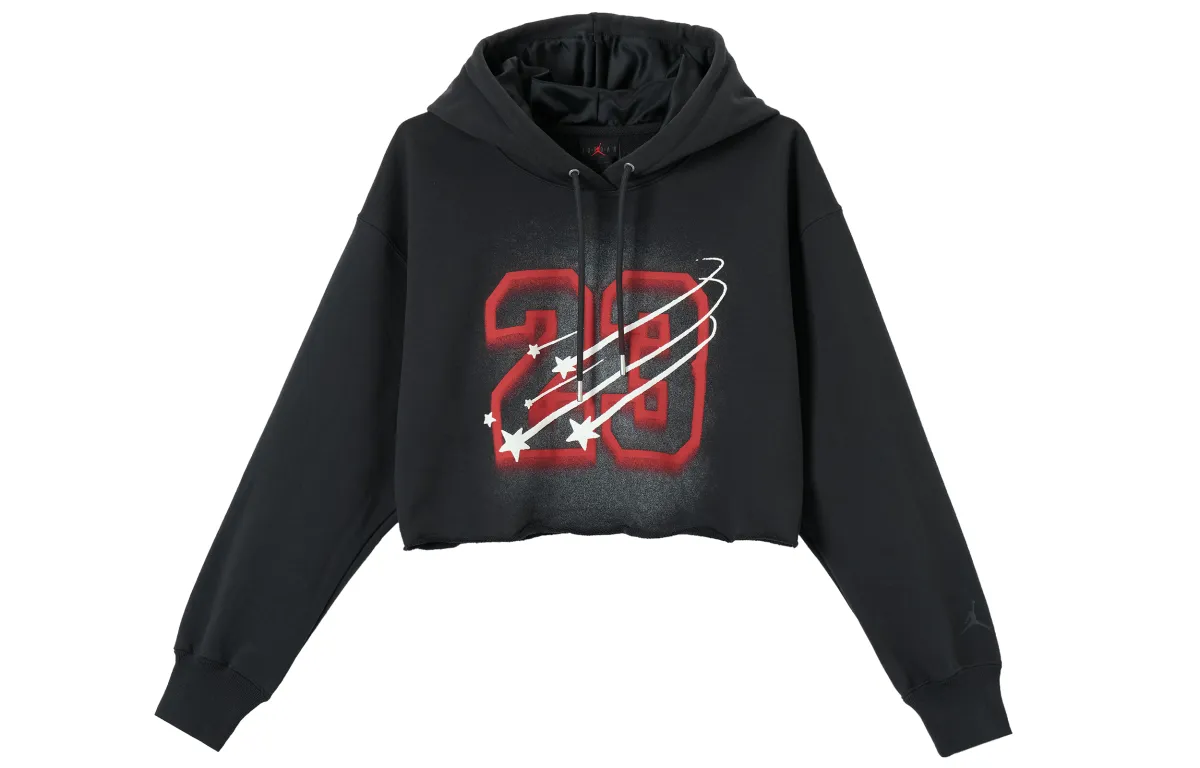 JORDAN Flight Fleece Women's Cropped Satin Lined Hoodie