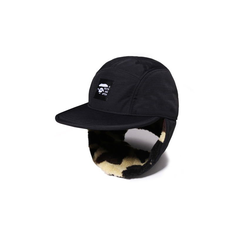 Мужская шапка A BATHING APE (черно-синяя) — фото 8