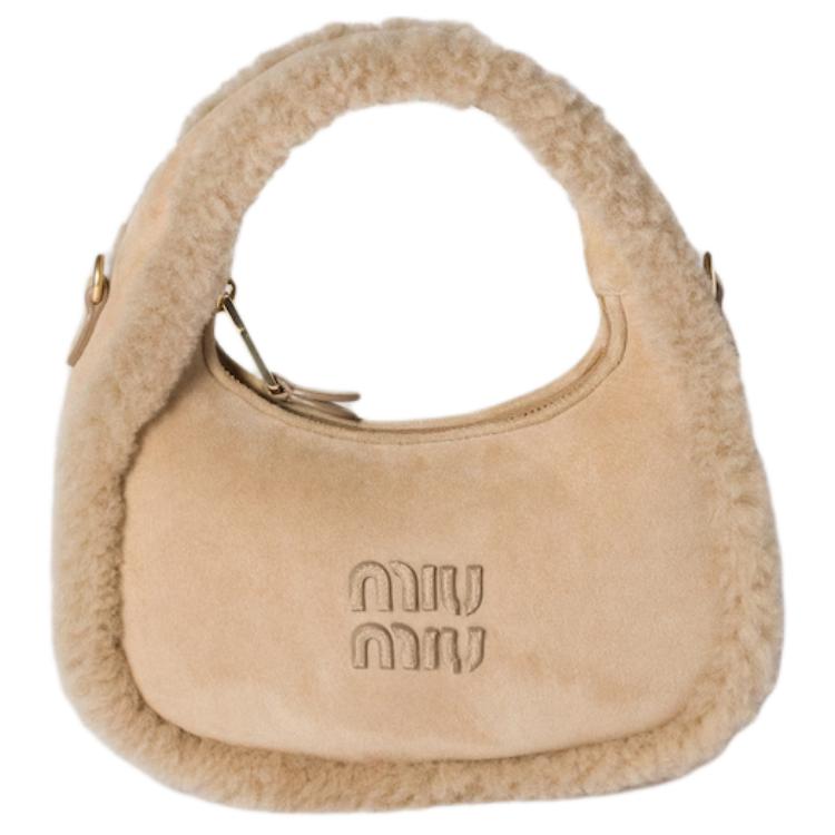 Женская сумка MIU MIU Wander (бежевая)