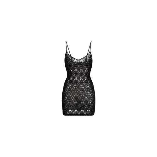 SAINT LAURENT Slip Dress Women's Black