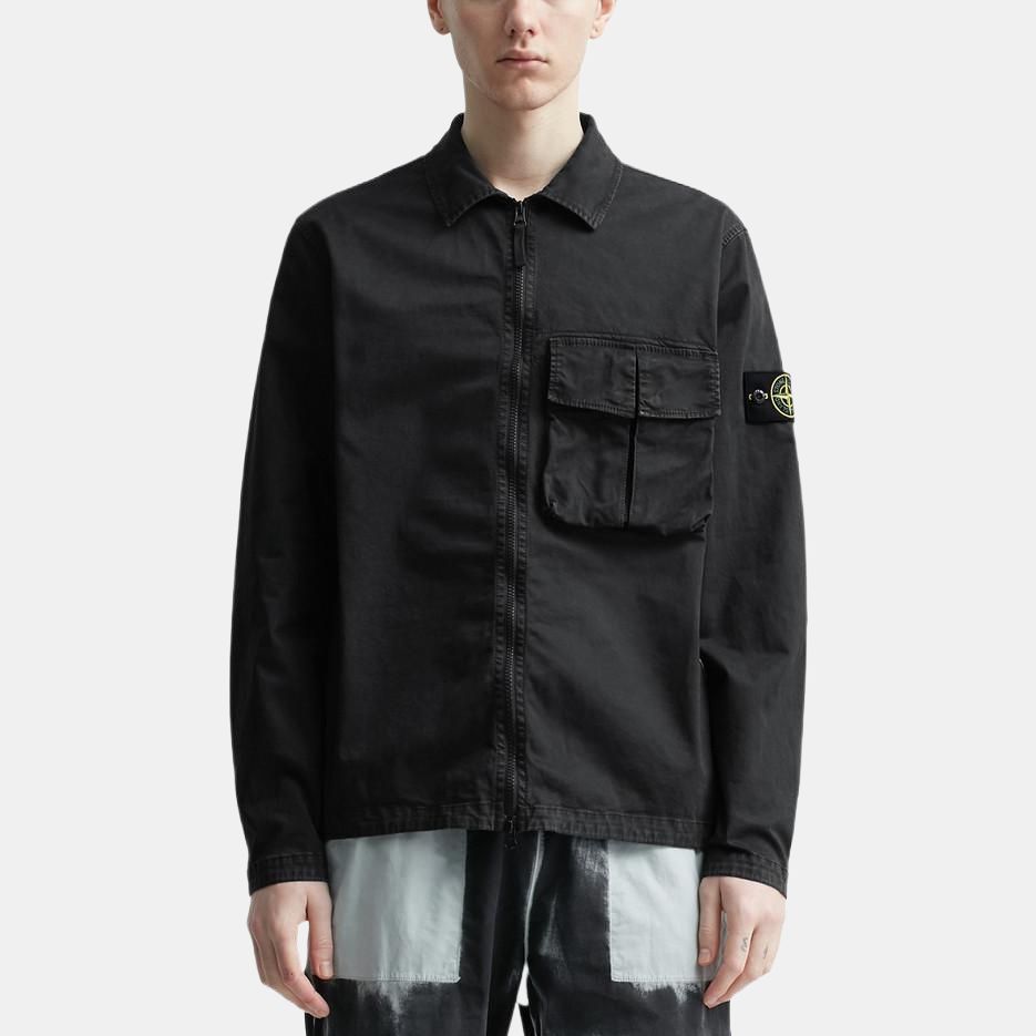 Мужская куртка STONE ISLAND SS23 (черная) — фото 4