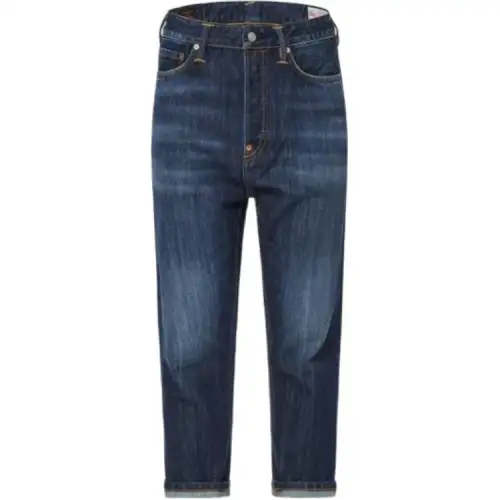 EVISU Jeans Men's Denim Blue Moderate Tapered Pants