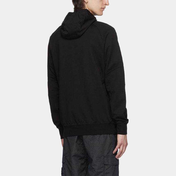 Мужская худи STONE ISLAND Ghost Pieces (черный) — фото 4