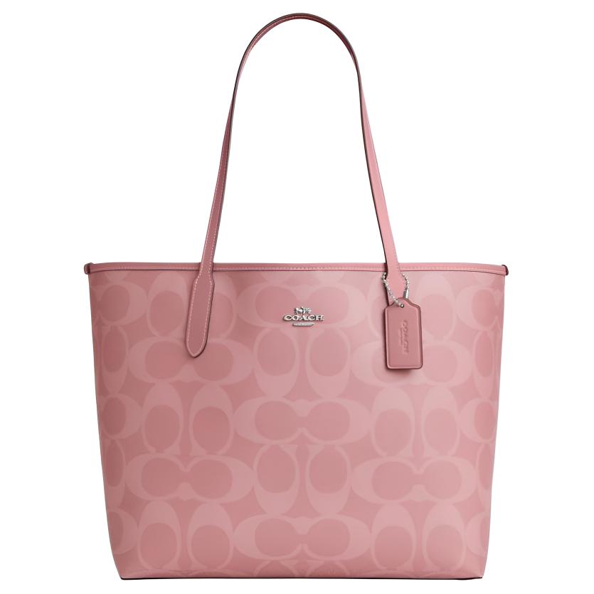 Женская сумка COACH City 33 (розовая)