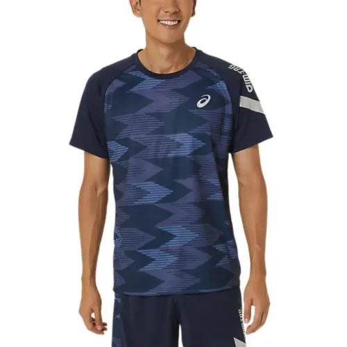 ASICS AIM Dry T Shirt Unisex Dark Blue
