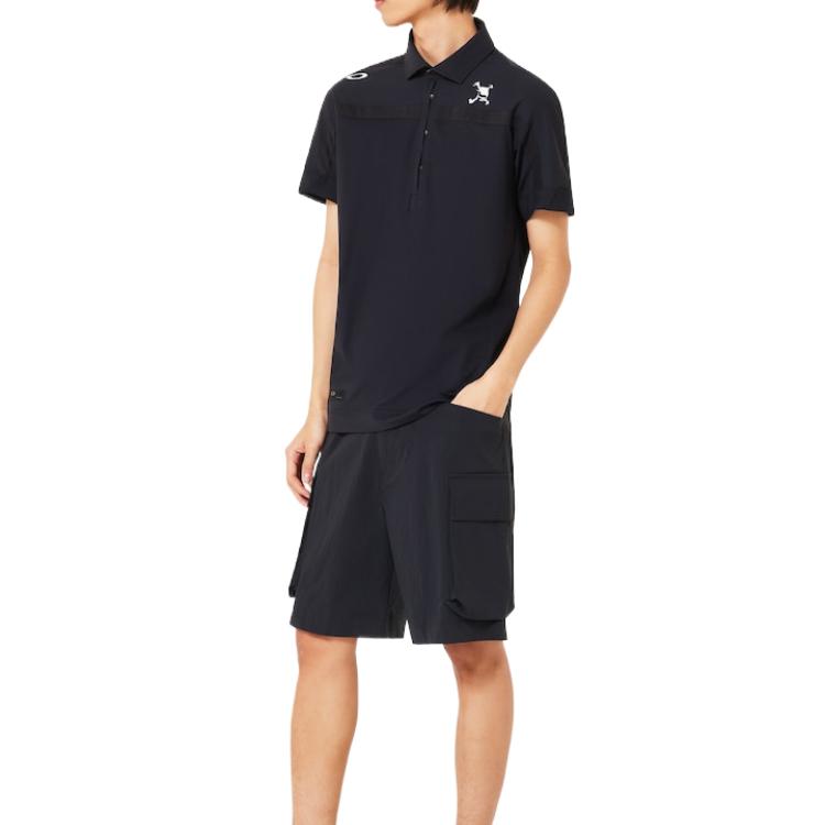 Мужские шорты Oakley Wide Cargo Shorts (черные) — фото 6