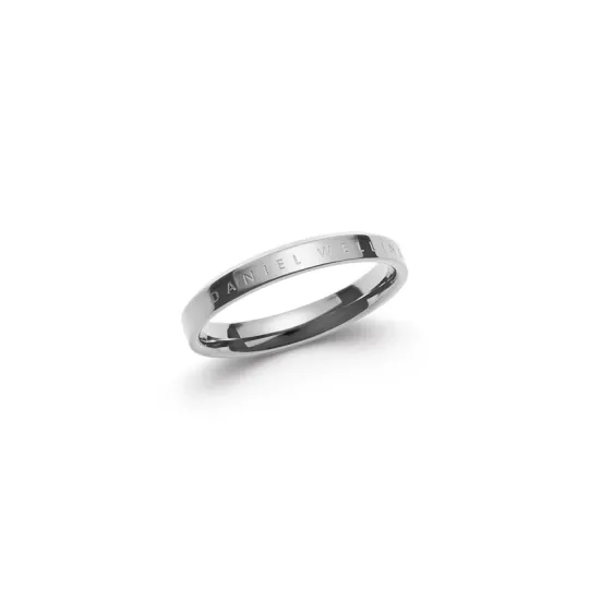 Daniel Wellington Alloy Rings Unisex Silver
