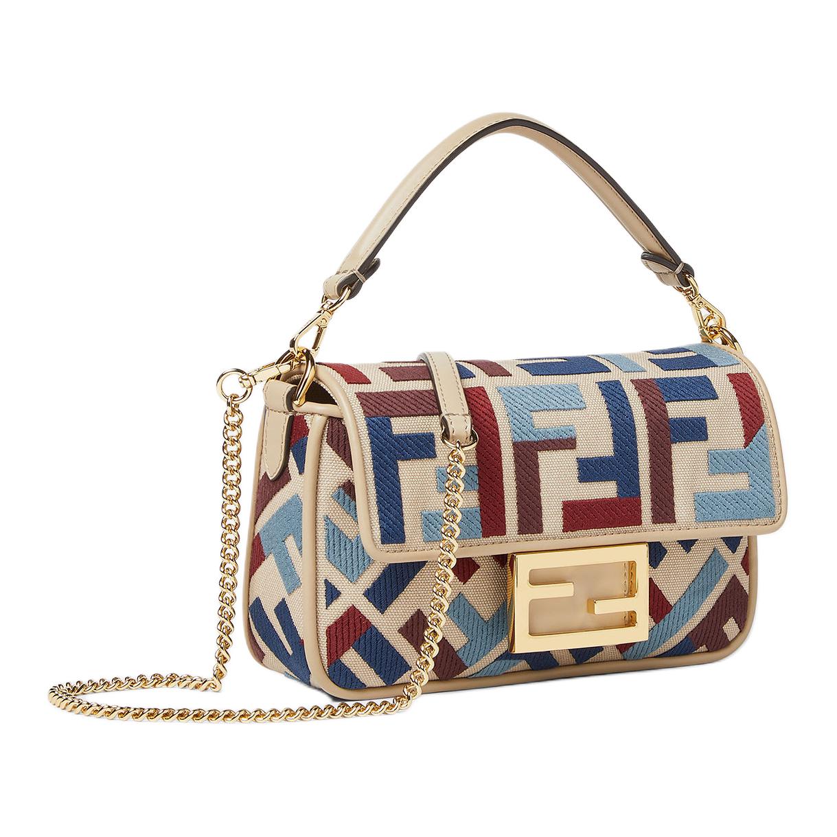 Женская сумка Fendi Baguette (мультиколор) — фото 2