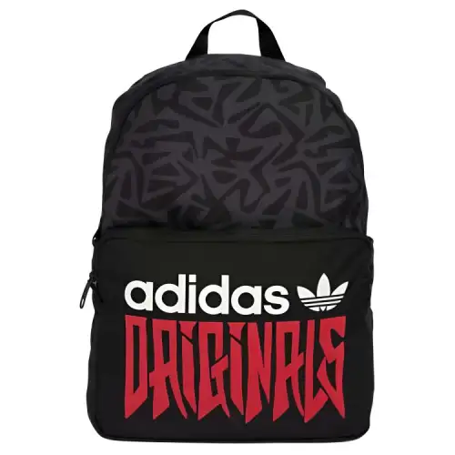 Adidas Graphic Classic Backpack Black/White/Better Scarlet