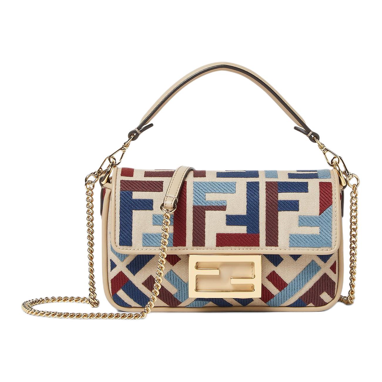 Женская сумка Fendi Baguette (мультиколор)