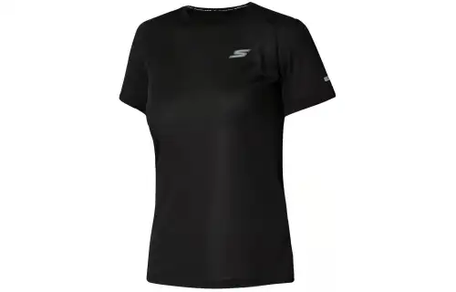 Skechers T Shirt Women's Carbon Black