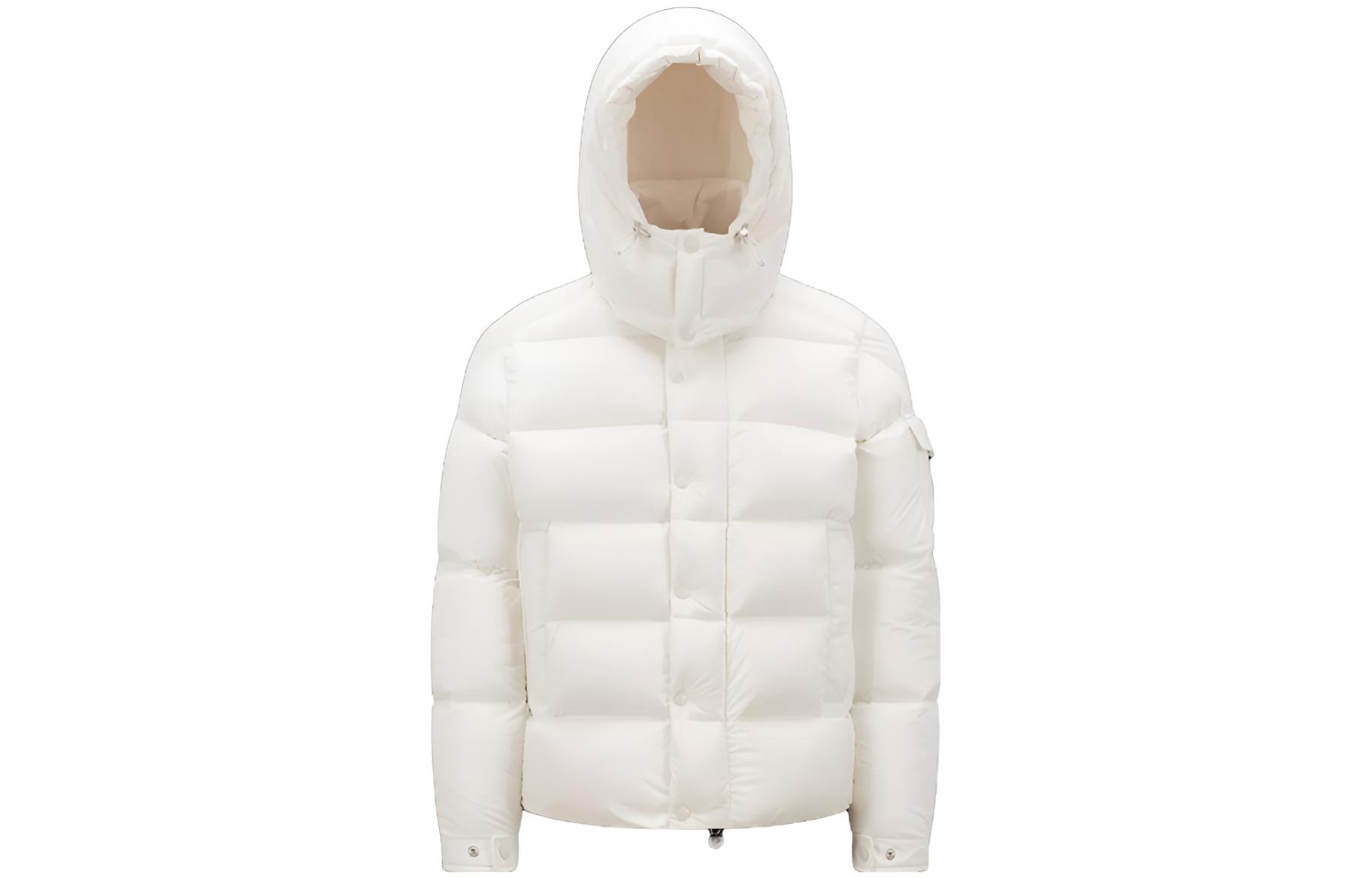 Куртка Moncler Vezere Short Down Jacket (микро-белая)