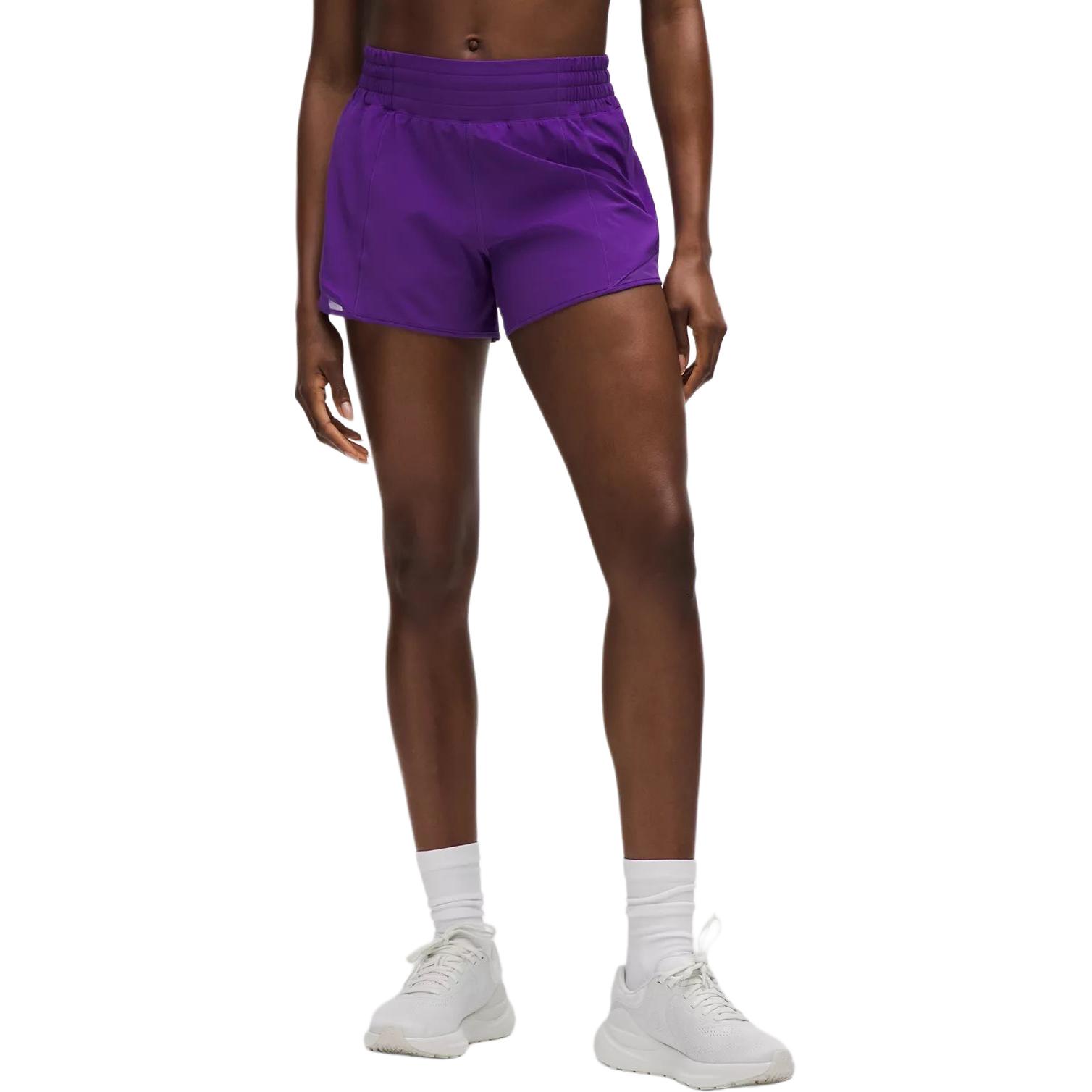 Lululemon Hotty HotSwift Sports Shorts 4′ Women’s Vibrant Red/RDGL