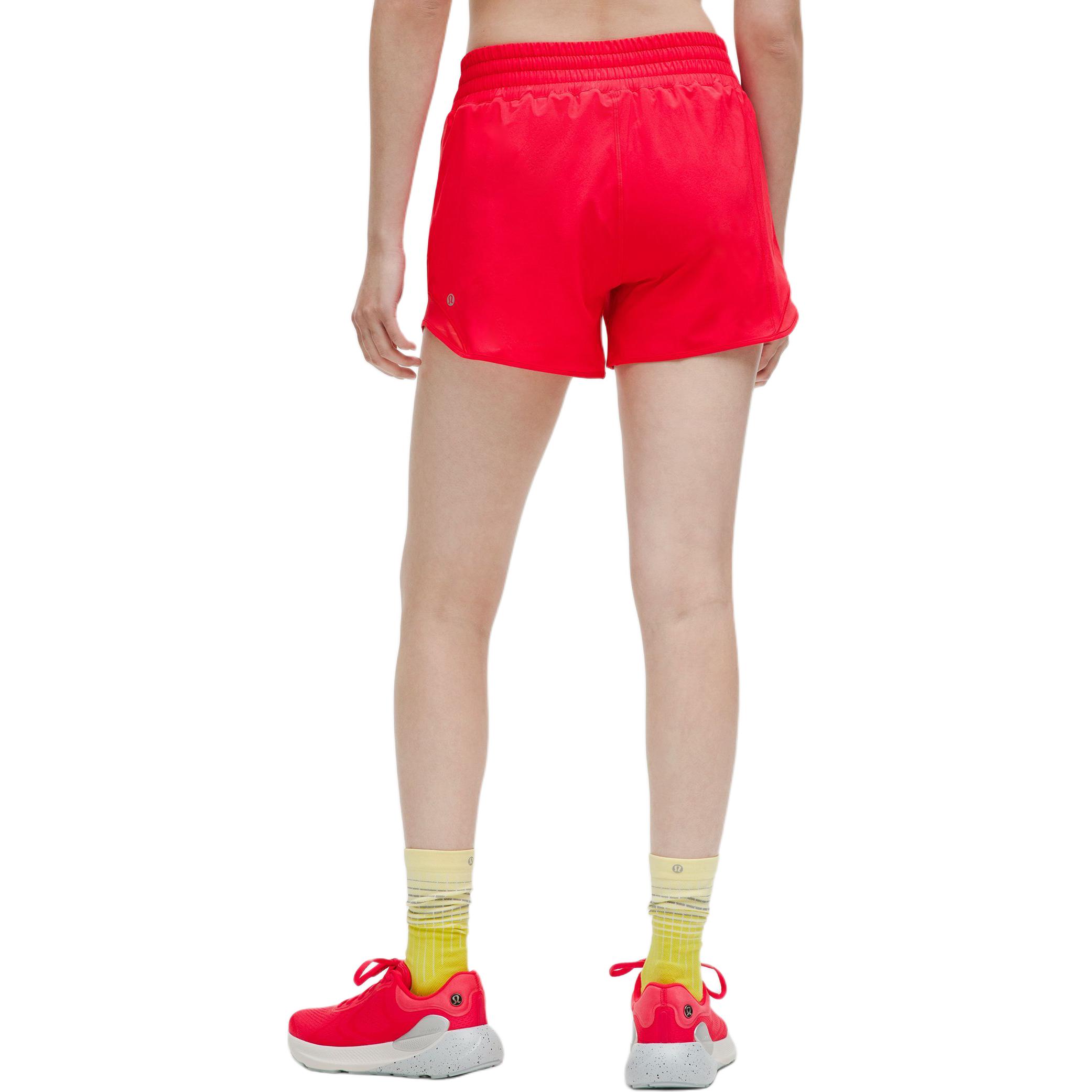 Lululemon Hotty HotSwift Sports Shorts 4′ Women’s Vibrant Red/RDGL
